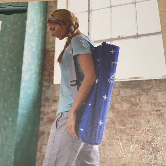 Reebok Yoga Mat Bag Adjust Strap Modern Cross - Picture 8 of 12